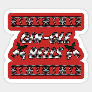 Gin-gle Bells Sticker